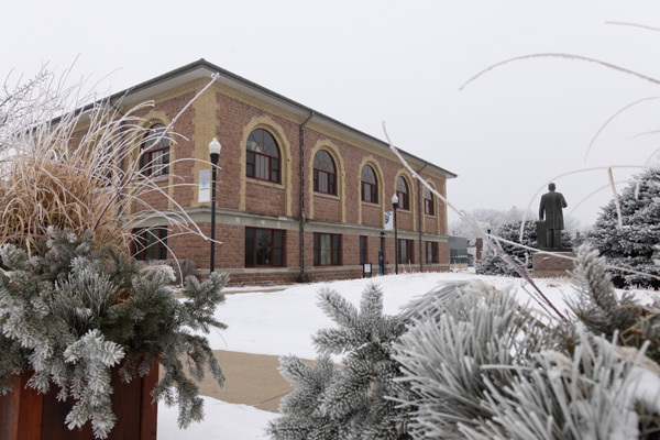 DSU Campus in winter